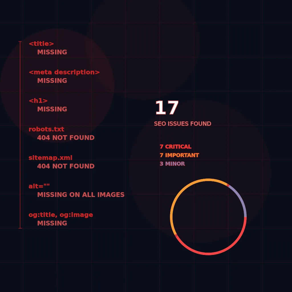 We Audited an E-Commerce Site — 17 SEO Problems in 10 Minutes